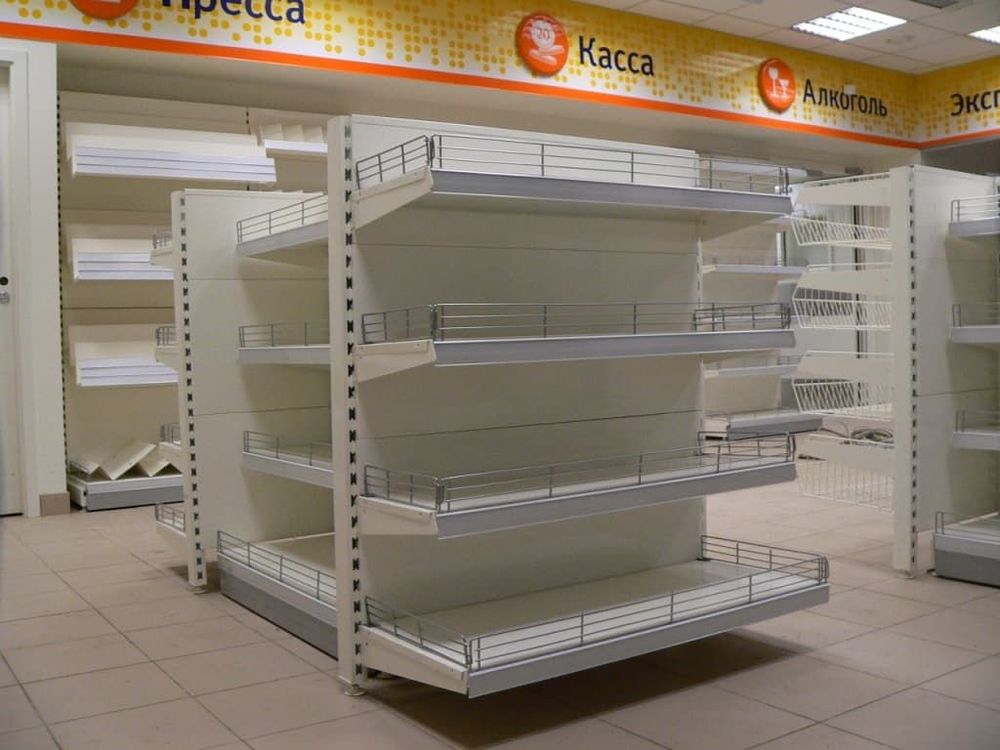 Стеллаж торцевой без базовой полки